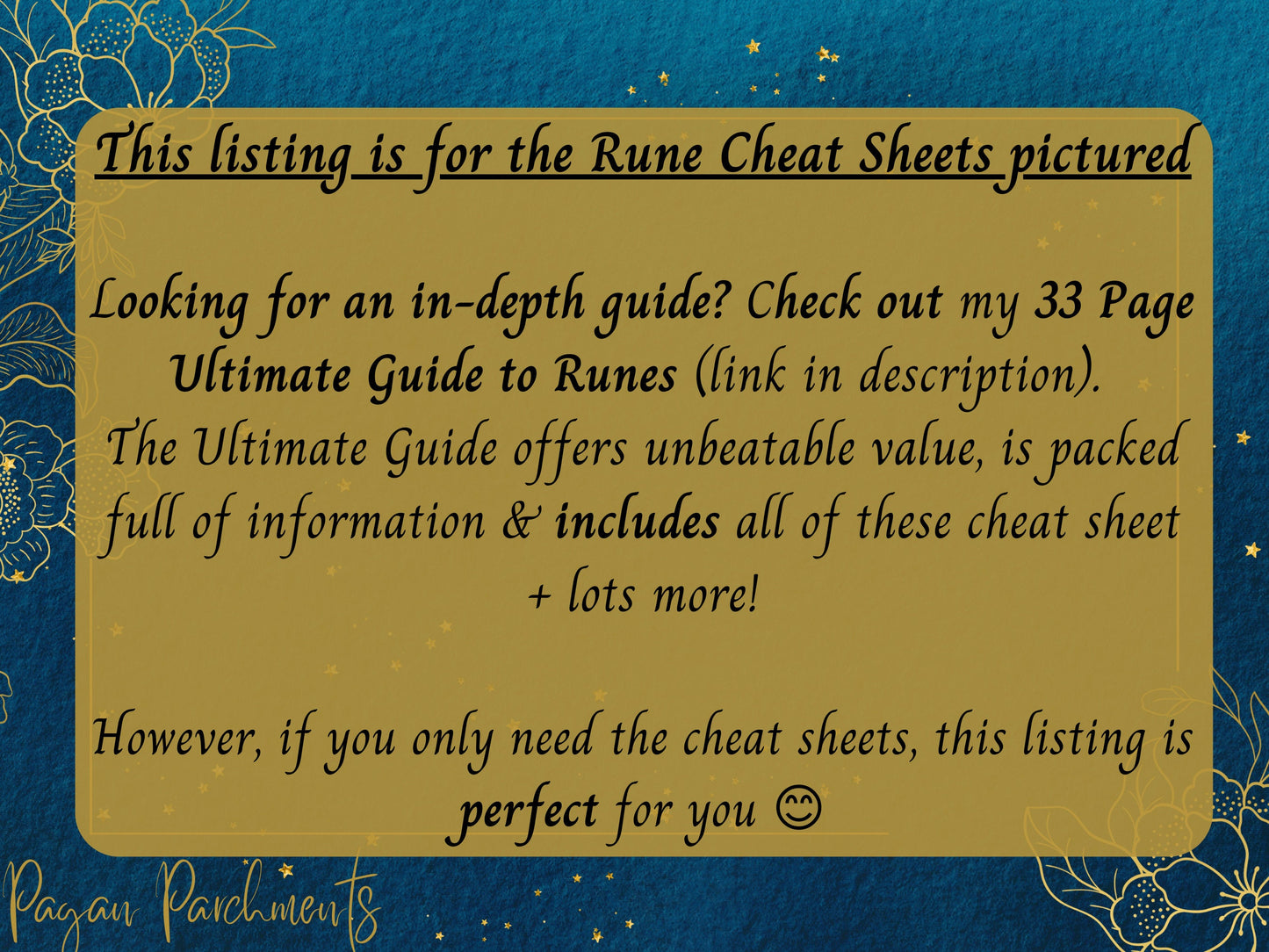 Rune Cheat Sheets Printable, Runes Reversed Meanings, Runic Divination, Elder Futhark Quick Reference Guide, Grimoire Pages, Pagan download